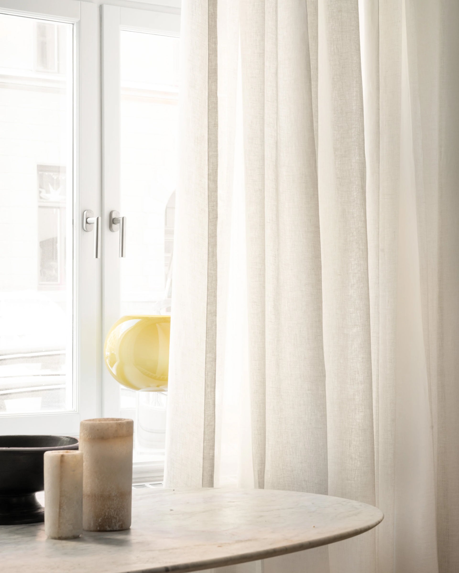 Terra, Ivory Sheer Curtain
