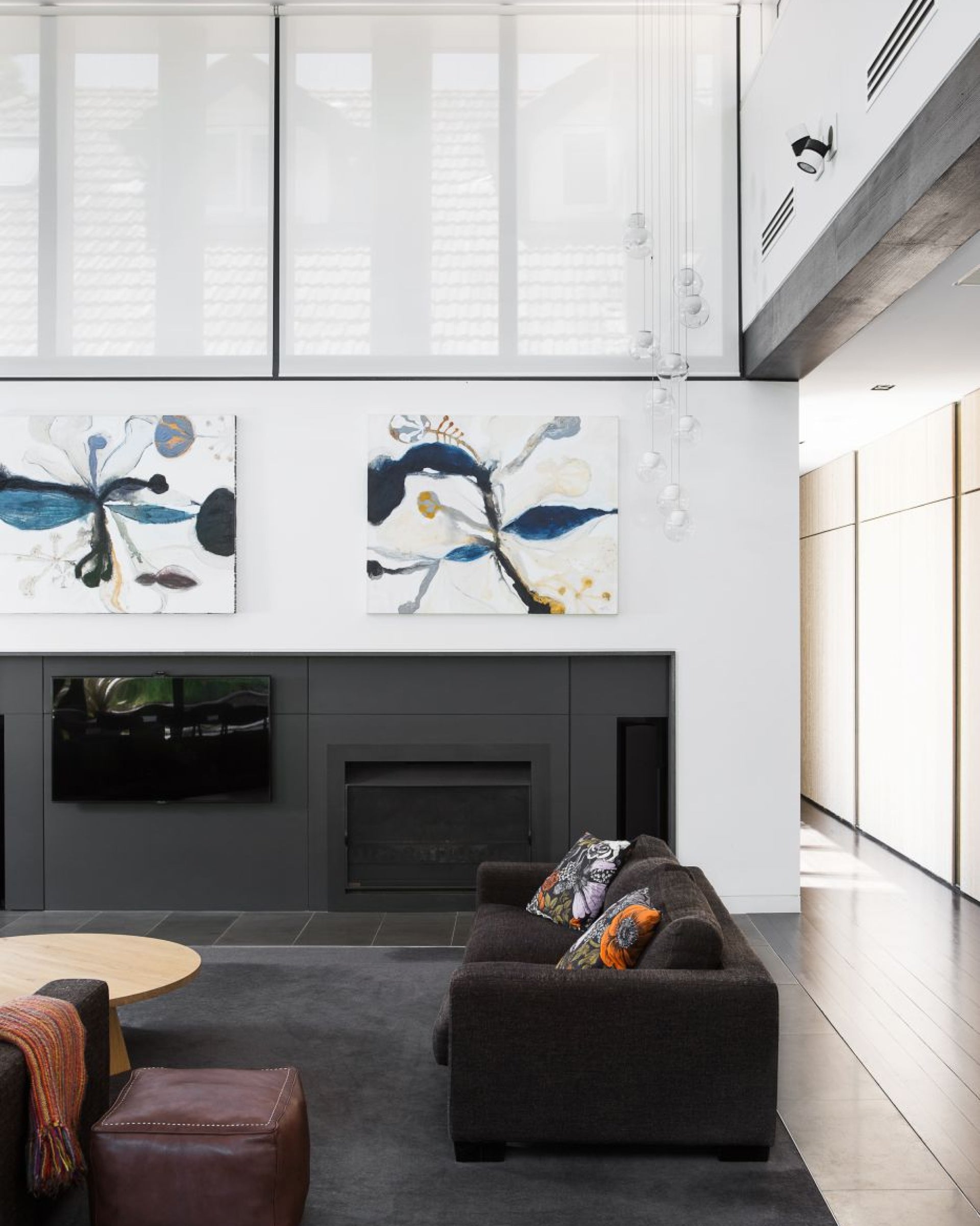 Saga, White Sunscreen Roller Blinds