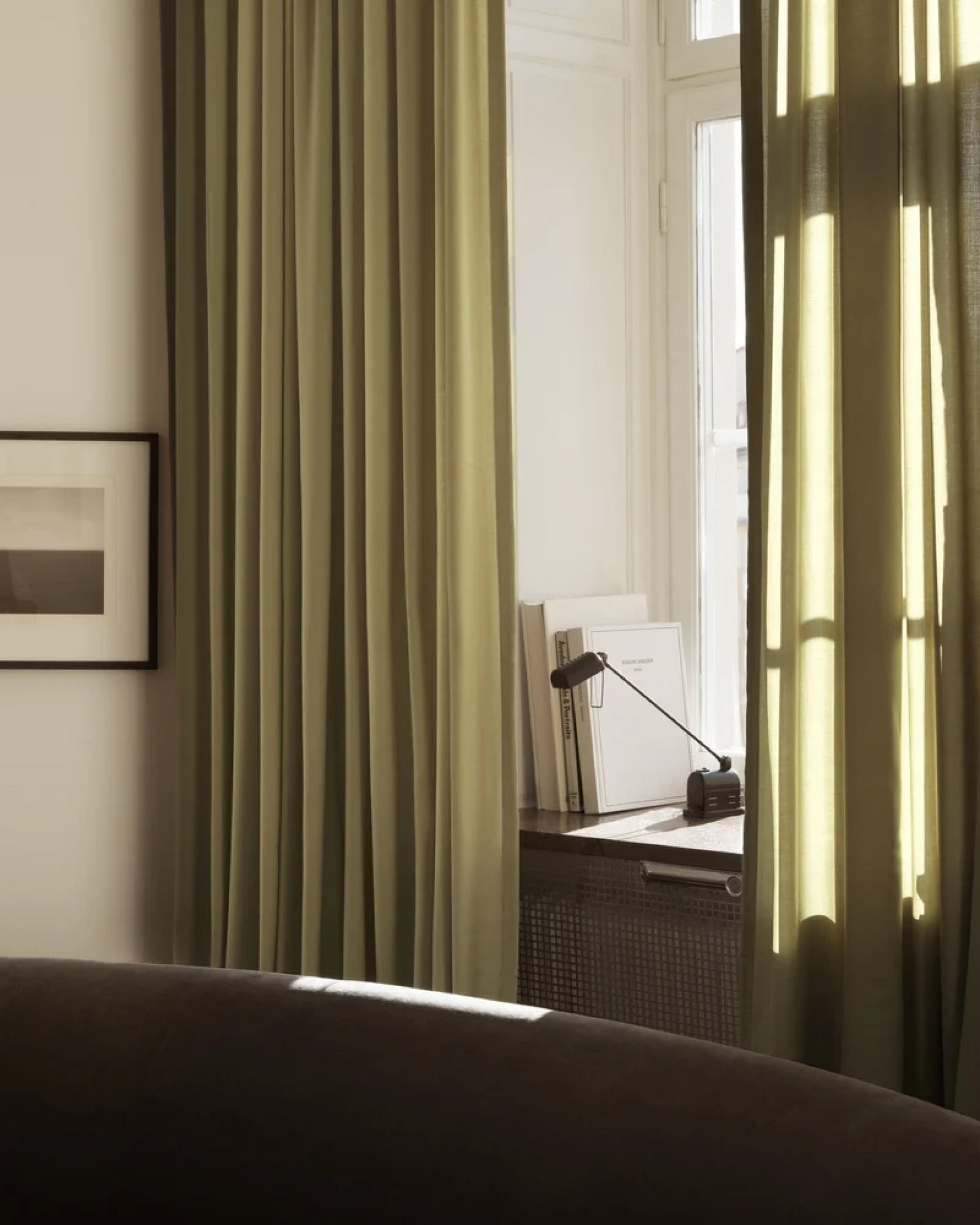 Essentials, Pale Green Curtain