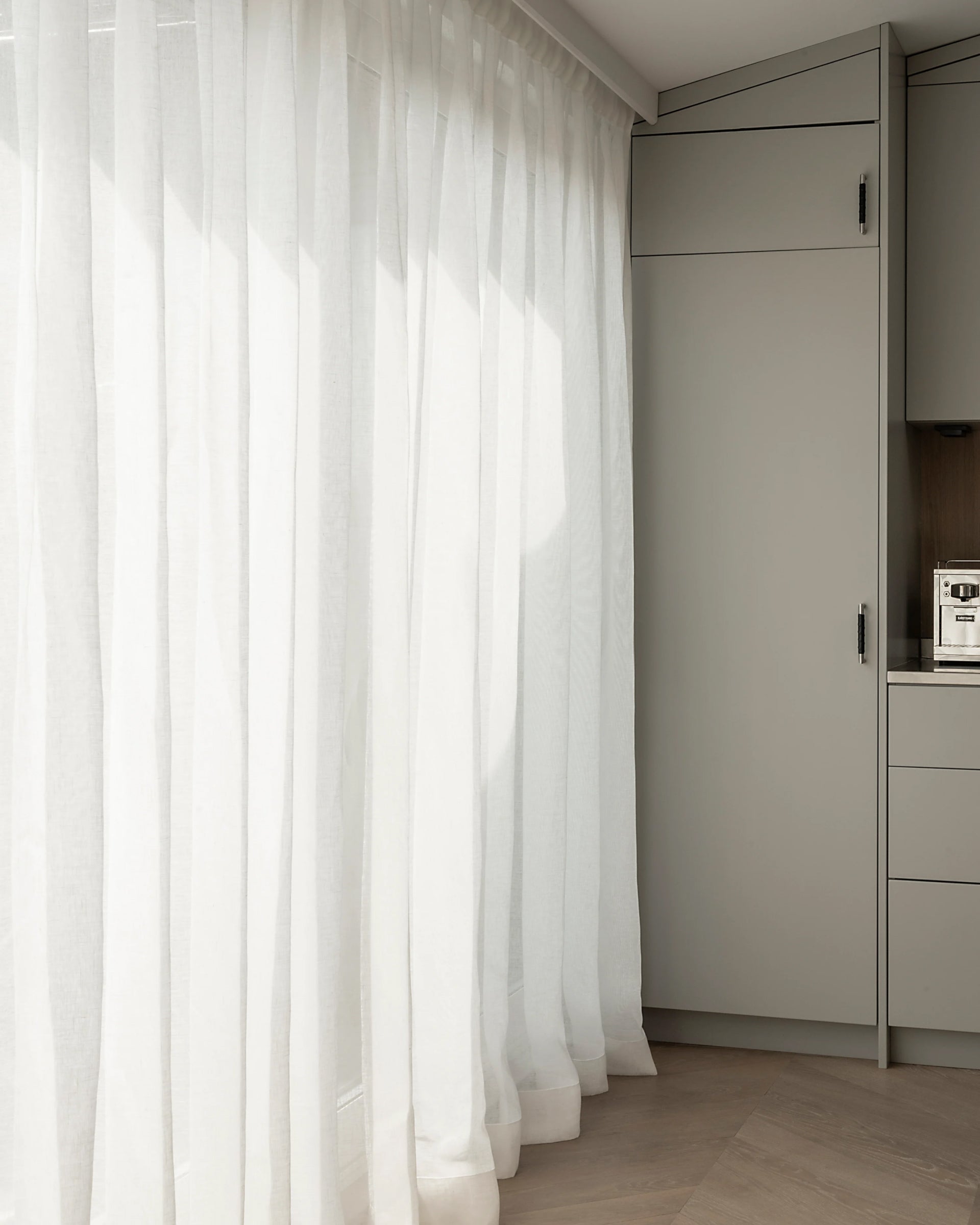 Terra, White Sheer Curtain