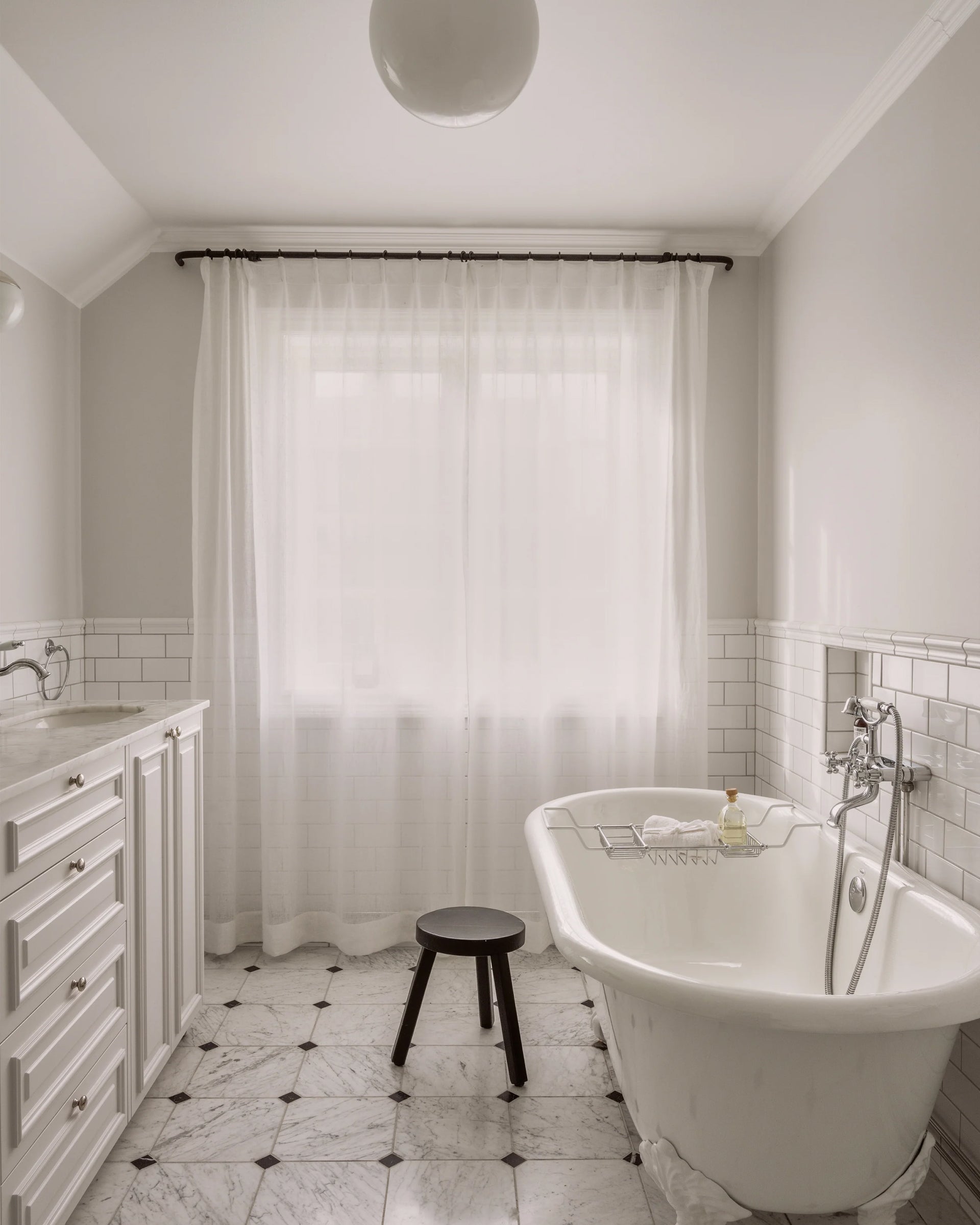 Terra, White Sheer Curtain