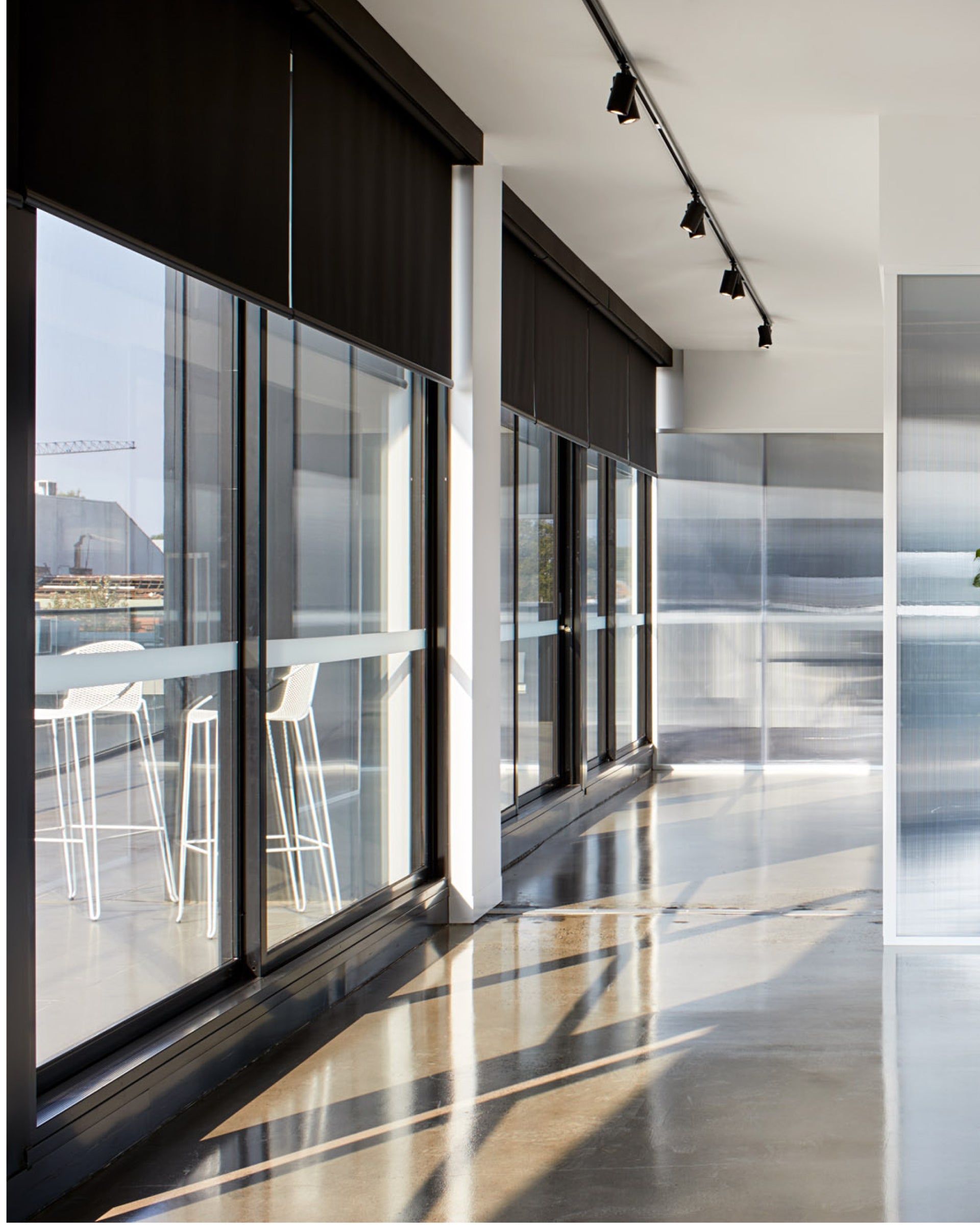 Saga, Black Blackout Roller Blinds