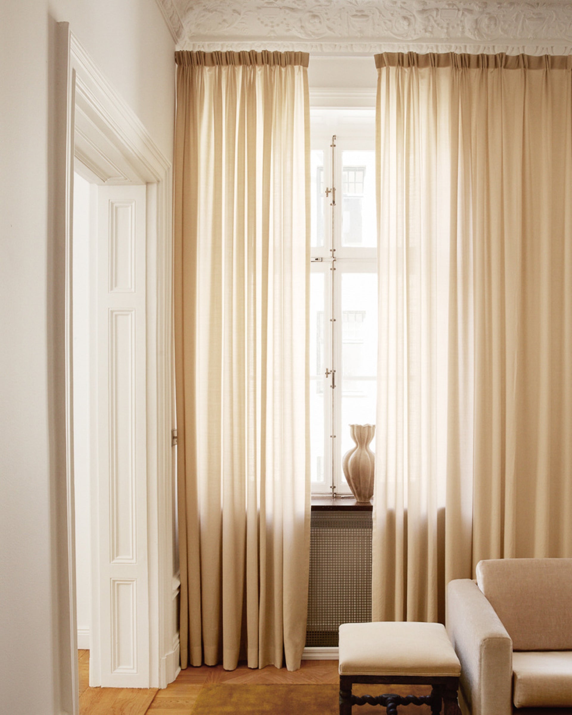 Essentials, Pale Sand Curtain